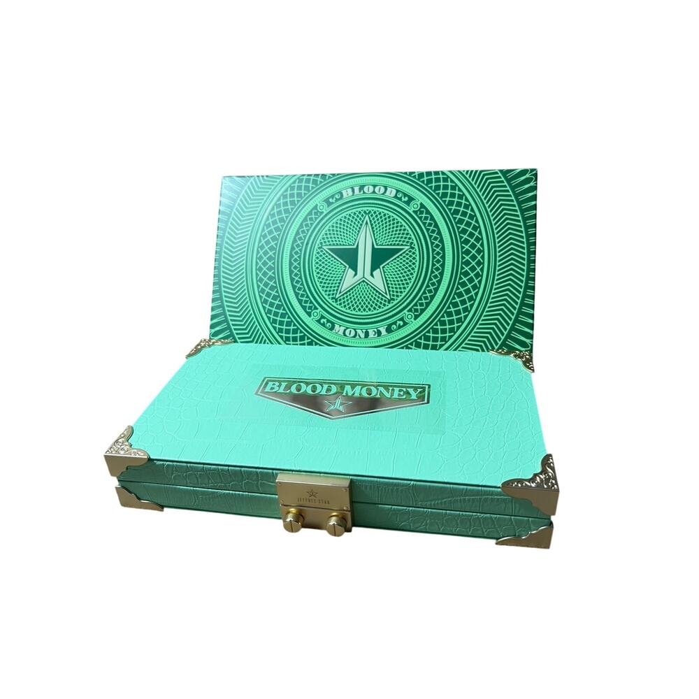 Jeffree Star Blood Money Eyeshadow Palette Makeup Green Gold Brown BRAND NEW